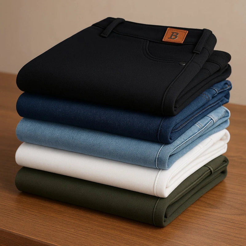 |Leve 5, Pague Só 3| Kit de Calças Femininas Skinny Liana de Cintura Alta em Veludo com Poliéster, Elastano & Spandex!