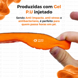 KIT 2 Pares de Palmilha Ortopédica de Gel P.U - Vitalis Sport™
