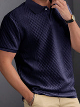 (Kit com 4) Camisas Polo Texturizadas!