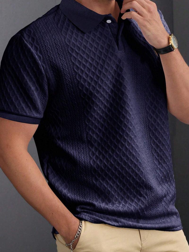 (Kit com 4) Camisas Polo Texturizadas!