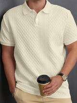 (Kit com 4) Camisas Polo Texturizadas