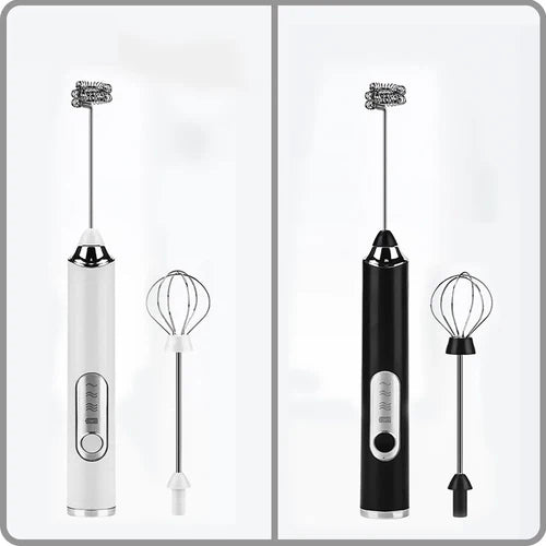Batedor Misturador Mixer Elétrico para Bebidas Leite Café Portátil