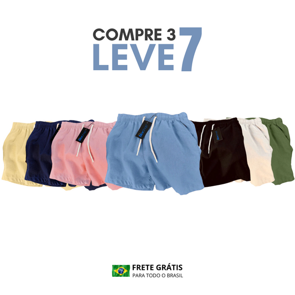 KIT 7 Shorts Linho [estilo mauricinho]!