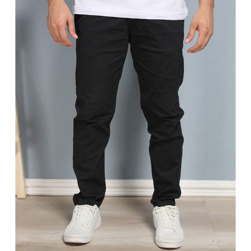 Calça Reta Masculina em Sarja |Kit 4 Unidades|!