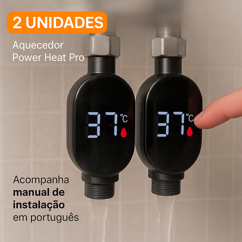 Aquecedor de Torneira Potente e Econômico – LANÇAMENTO 2025!