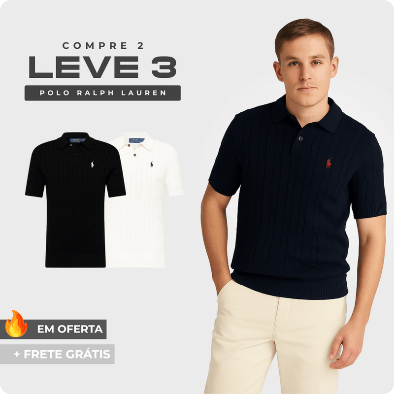 Combo 3 - Camisa Polo RL Estilo Old Money!