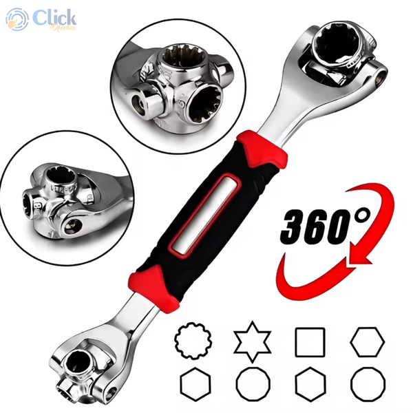Chave Universal em Aço Carbono 48 em 1 - TorqueMax