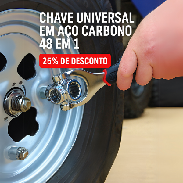 Chave Universal em Aço Carbono 48 em 1 - TorqueMax