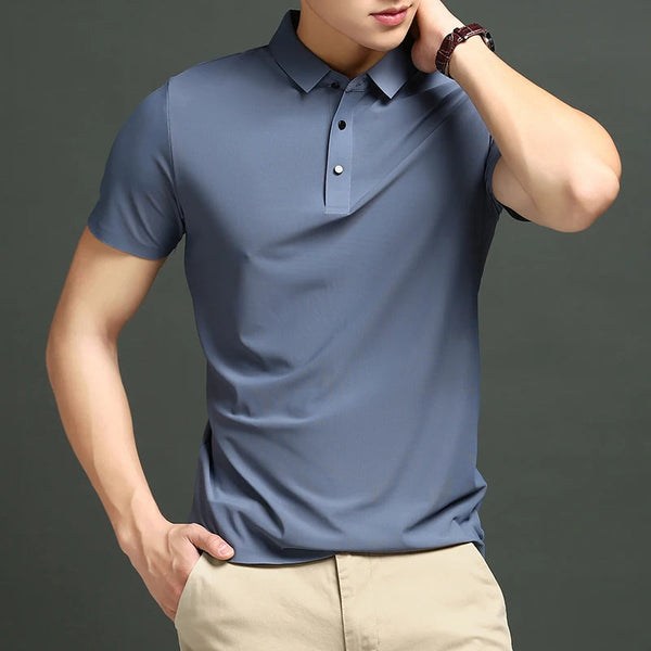 Camisas Polo em Tecido Premium Ice Silk! (COMPRE 3 & LEVE 5)