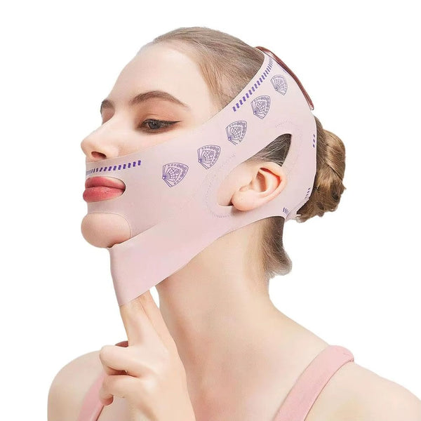 V-Revitalize - Máscara de Contorno Facial - Suaviza Rugas, Papada e Modela o Rosto