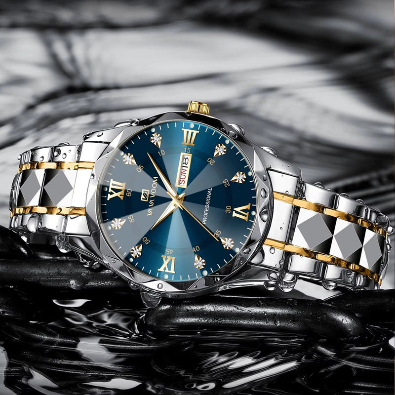 Relógio Premium Luxury Gold